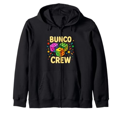 Bunco Crew Funny Bunco Game Night Party für Damen und Mädchen Kapuzenjacke Bunco Crew Funny Bunco Game Night Party für Damen und Mädchen Kapuzenjacke von Bunco Game Night Bunco Player Apparel Co.