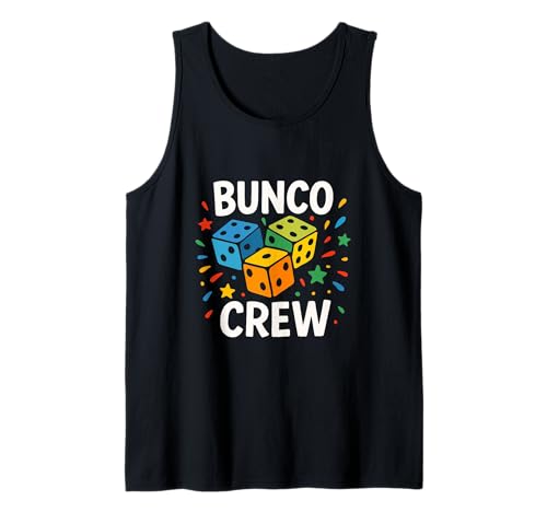 Bunco Crew Funny Bunco Game Night Party für Damen und Mädchen Tank Top Bunco Crew Funny Bunco Game Night Party für Damen und Mädchen Tank Top von Bunco Game Night Bunco Player Apparel Co.
