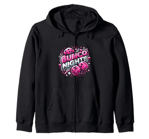 Bunco Night Lustiger Bunco Würfelspielabend für Damen Kapuzenjacke von Bunco Game Night Bunco Player Apparel Co.
