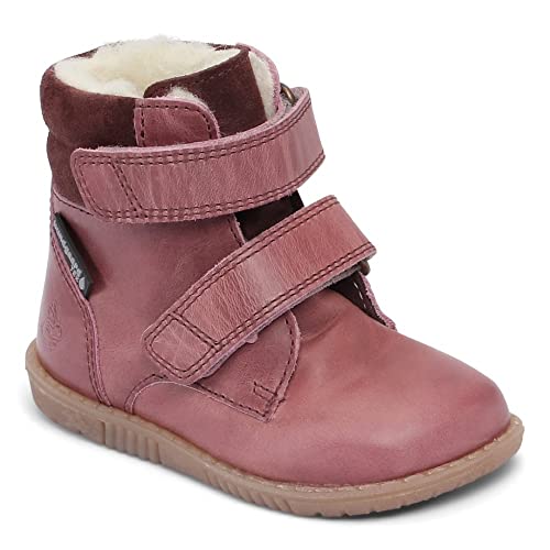 Bundgaard BG303069G Rabbit Klett Leder Stiefel Boot gefüttert Lammwolle Gr.22-28 dark rosa EUR 25 von Bundgaard