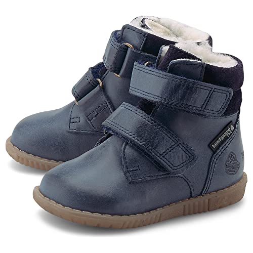 Bundgaard BG303069G Rabbit Klett Leder Stiefel Boot gefüttert Lammwolle Gr.22-28 blau EUR 24 von Bundgaard