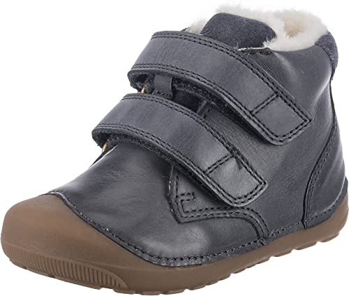 Bundgaard Baby Lauflernschuhe Krabbelschuhe Petit Mid Winter Klettboots Glattleder Babyschuhe uni lauflernschuh boots stiefelette von Bundgaard