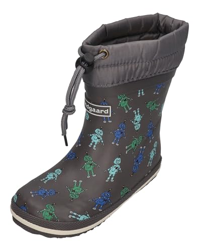 Bundgaard Barfuß Gummistiefel Kurzschaft * CIRRO LOW Warm * Winterfutter in Grau Roboter (Grau Roboter, EU Schuhgrößensystem, Grundschulkind, Numerisch, Breit, 27) von Bundgaard