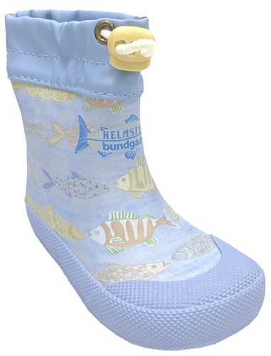 Bundgaard Extrem flexible & leichte Barfuß- Gummistiefel Kurzschaft COVER *Helmstedt by (9405 Fish Pond Ocean, EU Schuhgrößensystem, Kleinkind, Numerisch, M, 22) von Bundgaard