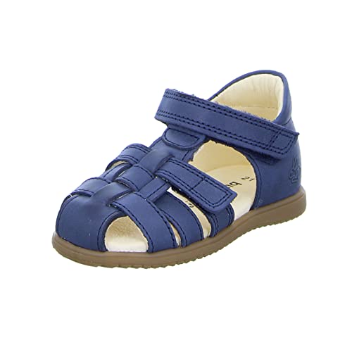 Bundgaard Kinder Sandale Bali II Jungen Sandale Leder Sandale Klettverschluss Blau (Navy) Größe 23 EU von Bundgaard