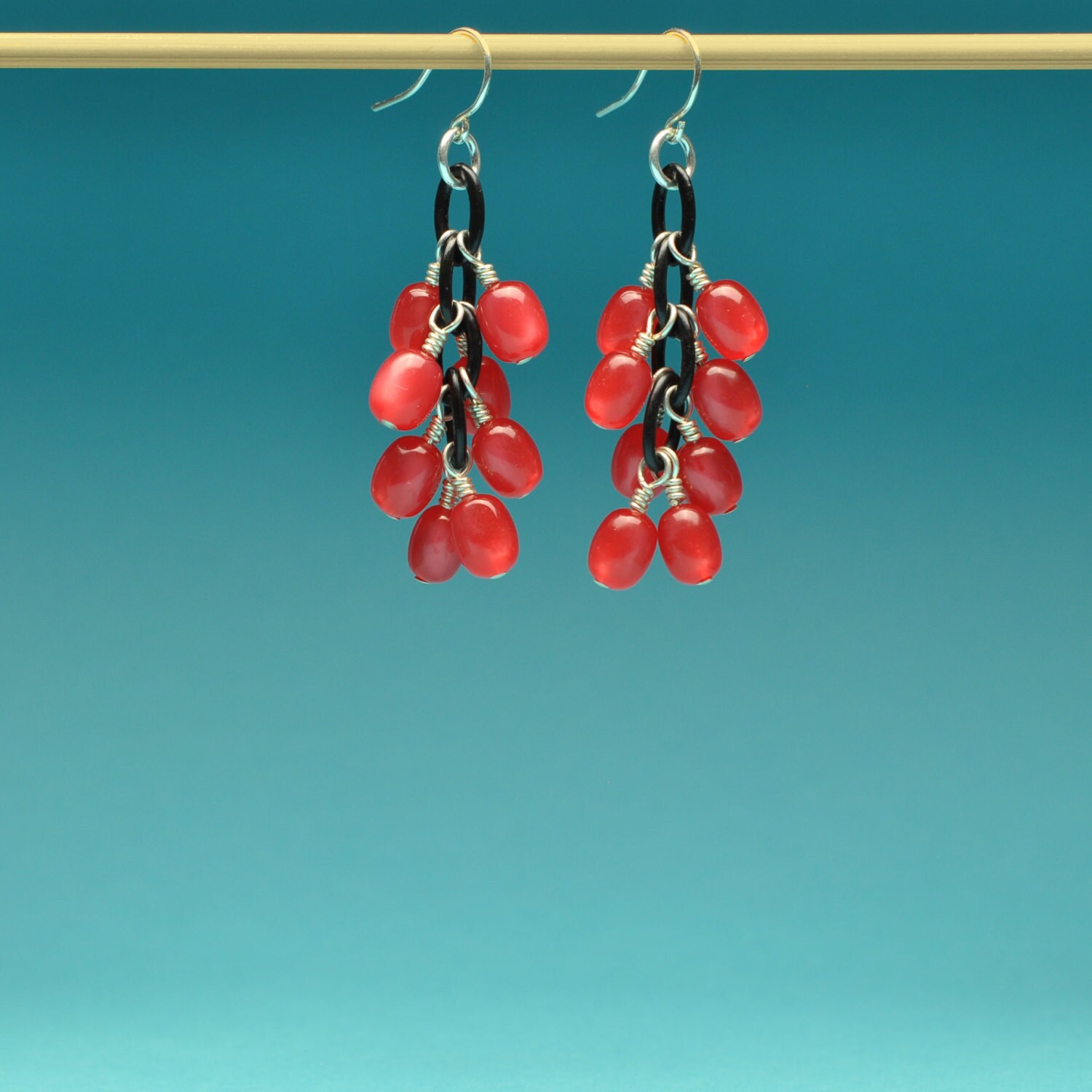 Kirsche Jelly Bean Ohrringe von Bungalow42