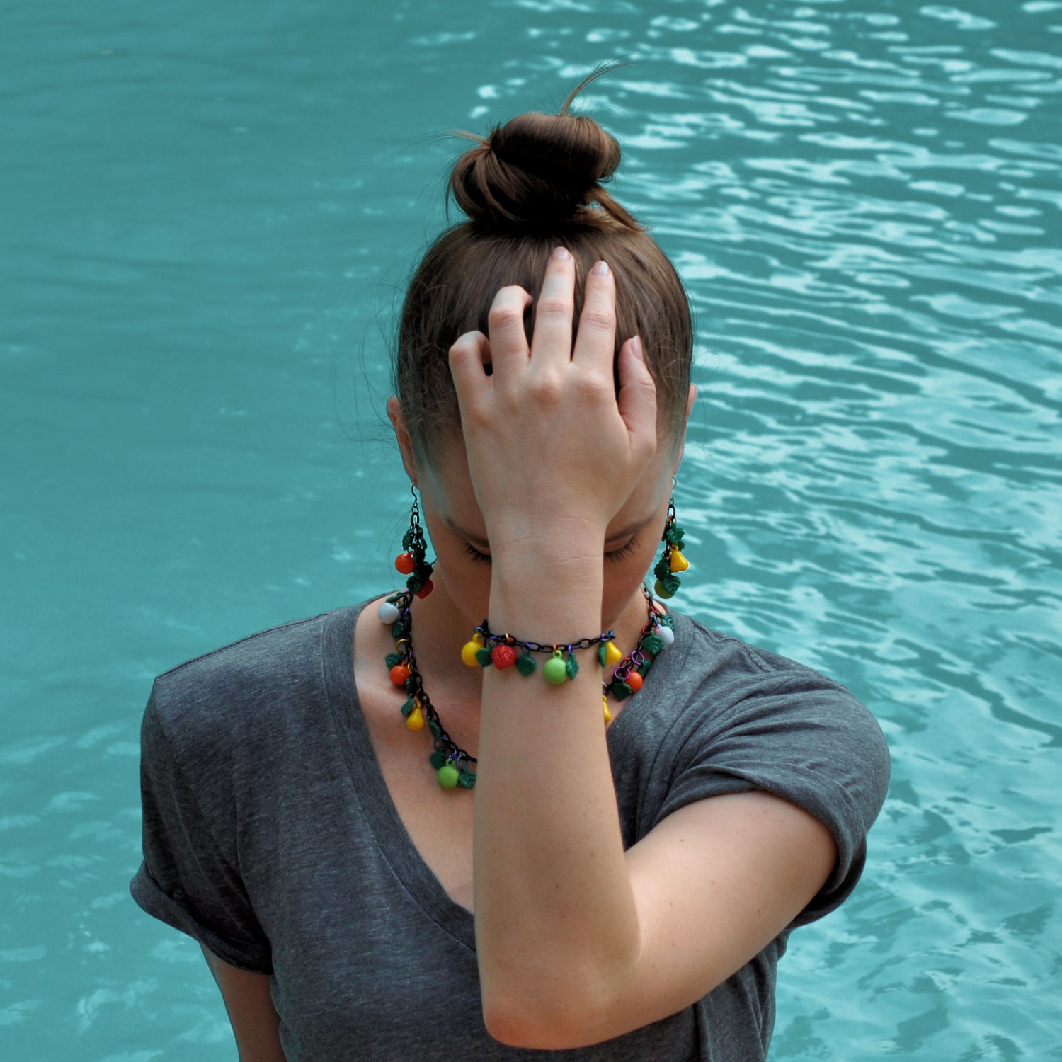 Westdeutsche Vintage Obst Armband von Bungalow42