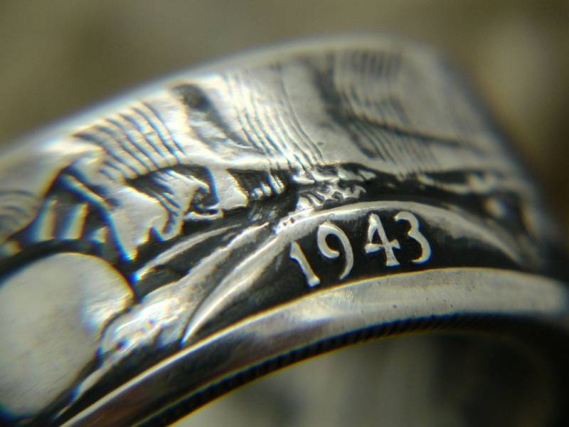 Walking Liberty Half Dollar Münzenring von BungalowD