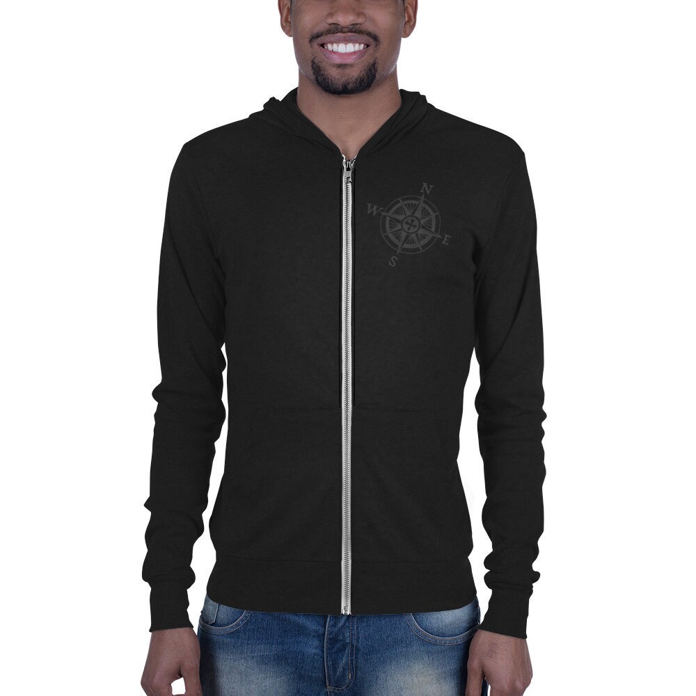 Kompass Rose Unisex Zip Hoodie Kompass Rose Unisex Zip Hoodie von Bunnuku