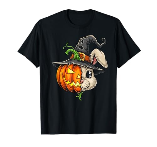 Jack O Laterne mit Hasen-Kürbis-Anhänger, Halloween, Kinder, Herren und Damen T-Shirt von Bunny Lovers Halloween Pumpkin Outfits