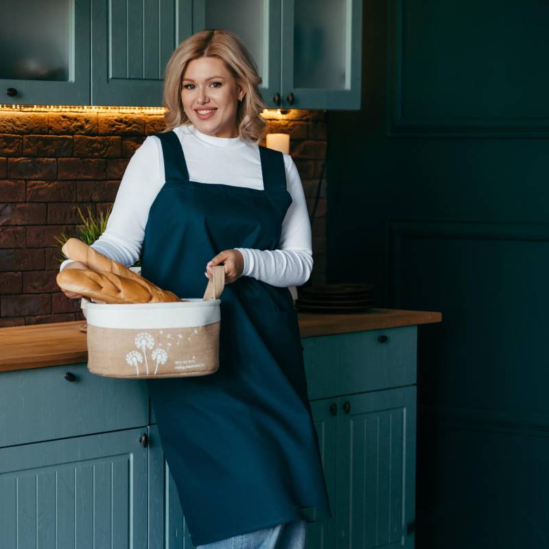 Baumwoll-Schürze Für Frauen - Japanschürze Mit Taschen Künstlerschürze, Gärtnerin, Maker-Schürze Baumwoll-Schürze Für Frauen - Japanschürze Mit Taschen Künstlerschürze, Gärtnerin, Maker-Schürze von BunnyStreetCom