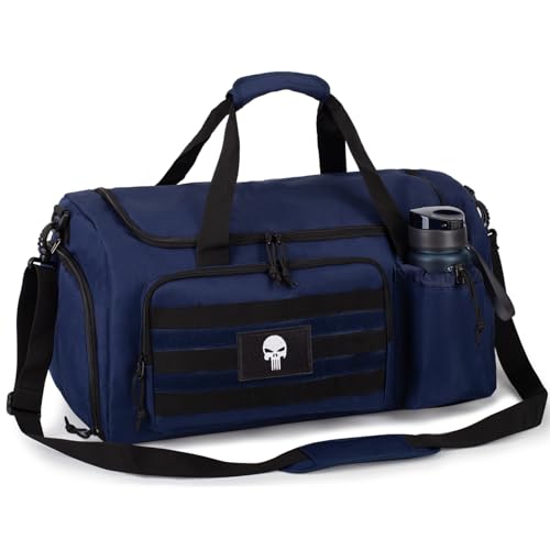 Taktische Sporttasche für Herren, 40L große Reisetasche mit Schuhfach, Sporttasche mit Nassfach, Multifunktionale Weekender-Tasche – geeignet für Reisen, Camping und Wandern Taktische Sporttasche für Herren, 40L große Reisetasche mit Schuhfach, Sporttasche mit Nassfach, Multifunktionale Weekender-Tasche – geeignet für Reisen, Camping und Wandern von Bunnychic