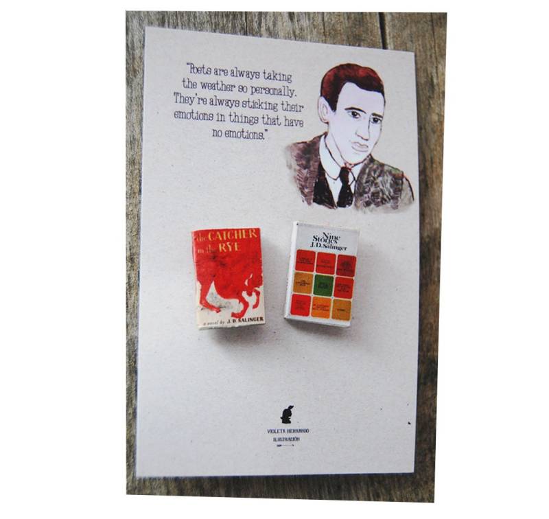 J. D. Salingers Miniatur Buchstifte Set von Bunnyhell