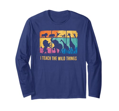 Lustiger Lehrer Tierklasse Wilde Kinder Humor Retro Langarmshirt Lustiger Lehrer Tierklasse Wilde Kinder Humor Retro Langarmshirt von Bunte Klassentiere Lehrer Dschungel Unterricht