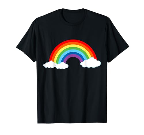 Regenbogen mit Bunten Damen Herren Kinder Karneval Fasching T-Shirt von Bunte Regenbogen - Liebe Frieden Pride