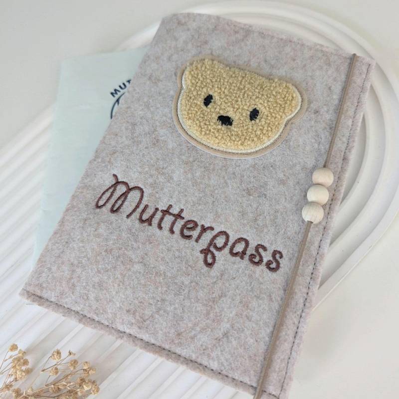 Personalisierte Mutterpasshülle Aus Filz, Mutterpasshülle, Mutterpass von BuntesStuebchen