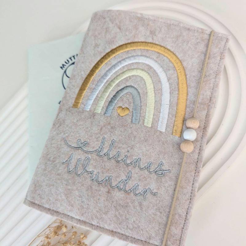 Personalisierte Mutterpasshülle Aus Filz, Mutterpasshülle, Mutterpass von BuntesStuebchen