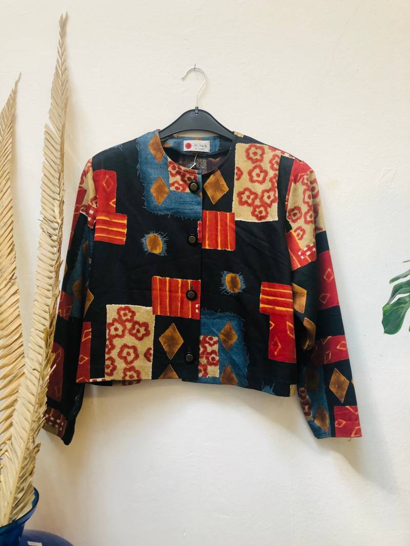 Kurze Vintage Jacke, Größe 44 Kurze Vintage Jacke, Größe 44 von Buntvintageclothing