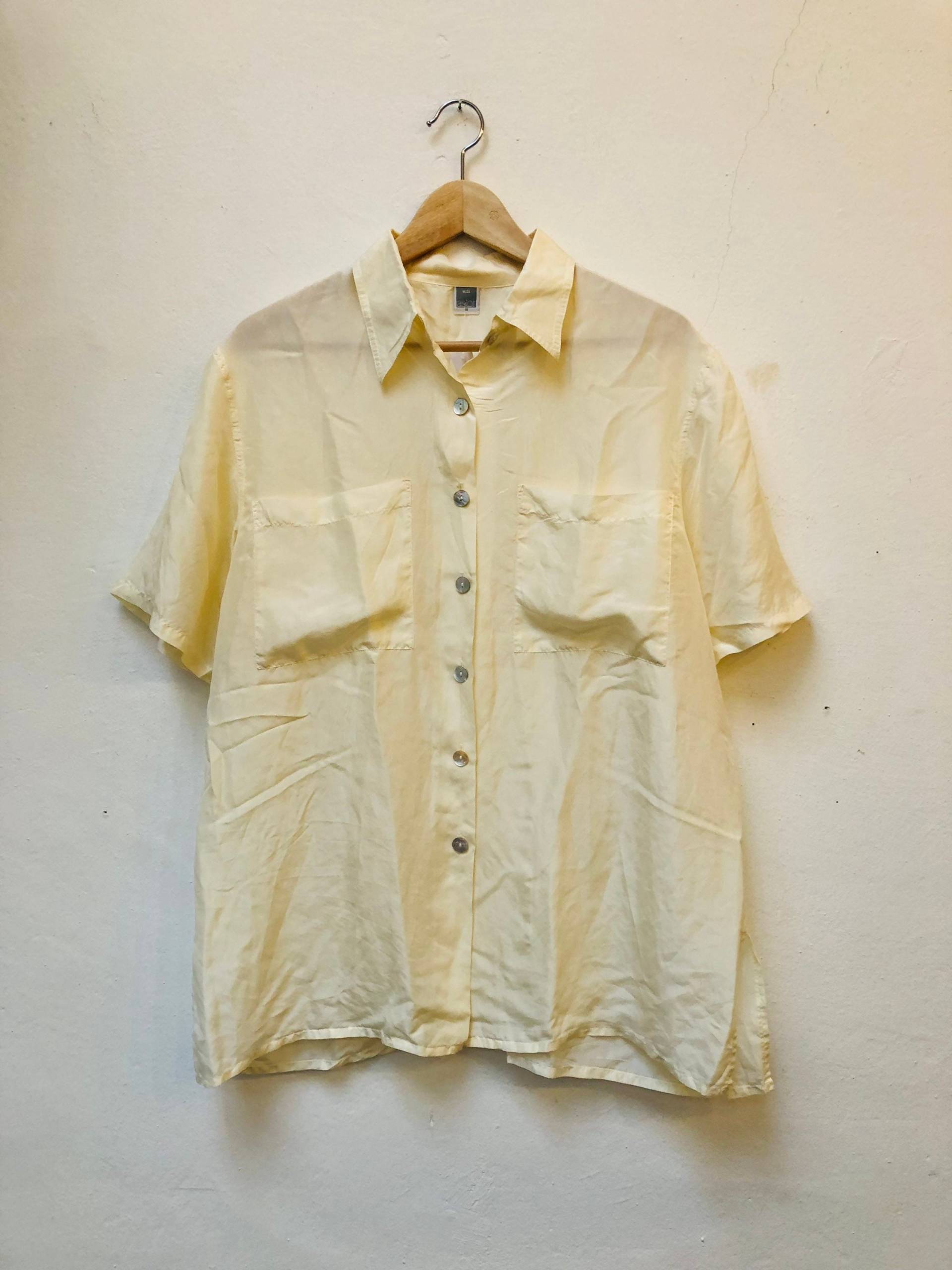 Vintage Bluse, 80Er/90Er Jahre, Größe L, Seide Vintage Bluse, 80Er/90Er Jahre, Größe L, Seide von Buntvintageclothing