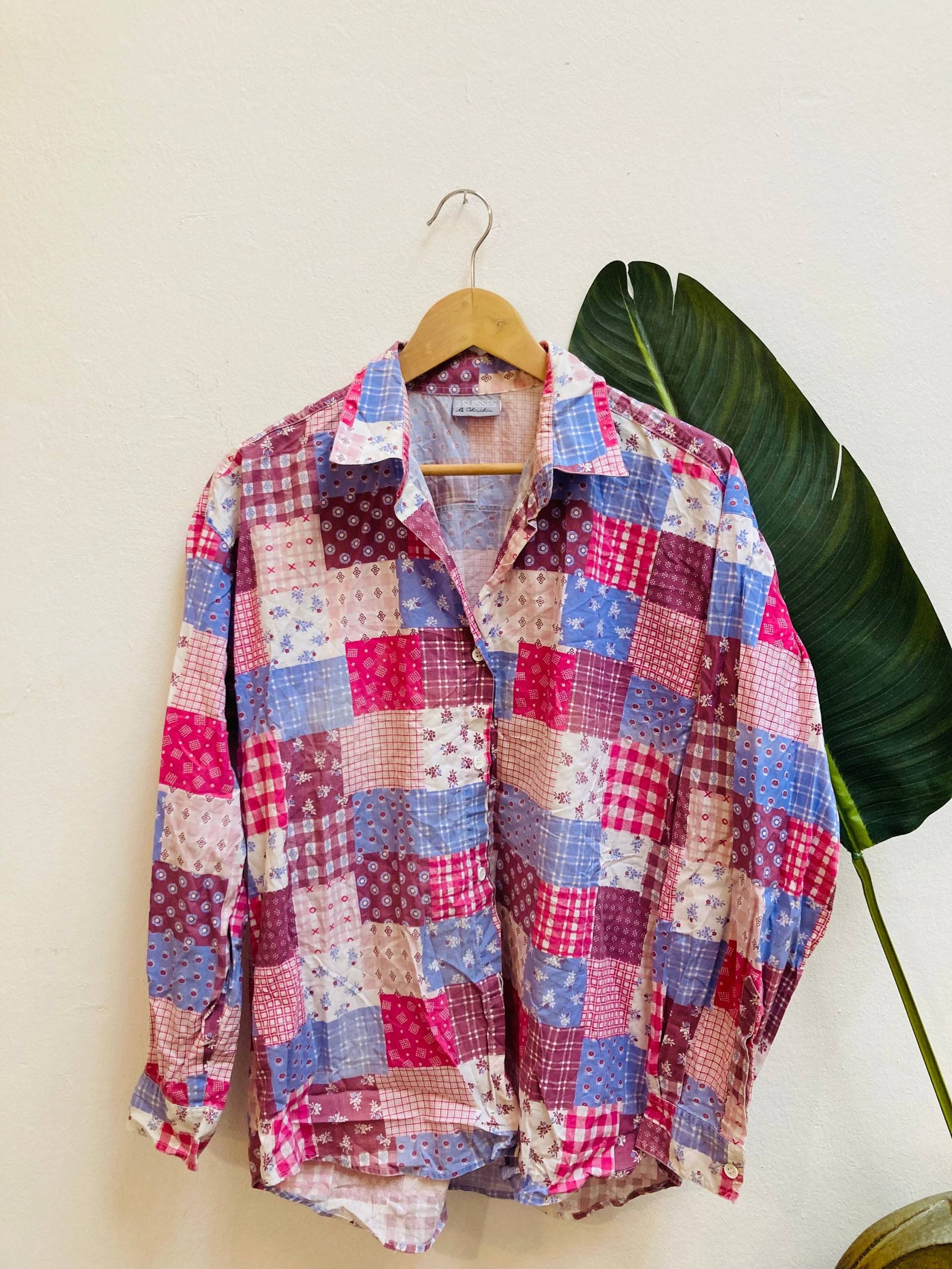 Vintage Bluse, Gr. Xl Vintage Bluse, Gr. Xl von Buntvintageclothing