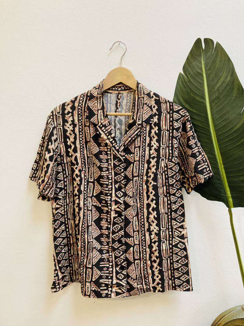 Vintage Bluse, Grösse L von Buntvintageclothing