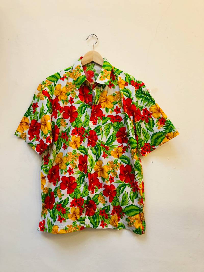 Vintage Bluse, Grösse Xl, Baumwolle Vintage Bluse, Grösse Xl, Baumwolle von Buntvintageclothing