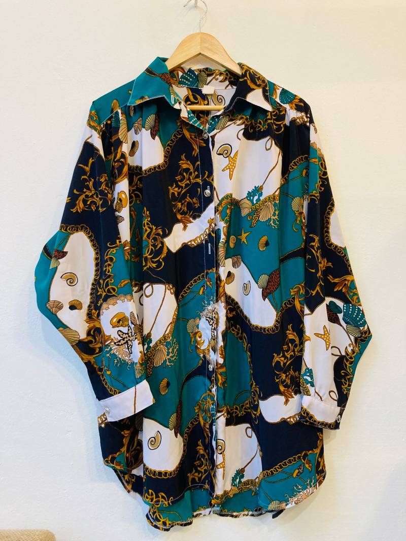 Vintage Bluse, Größe Xxl Vintage Bluse, Größe Xxl von Buntvintageclothing