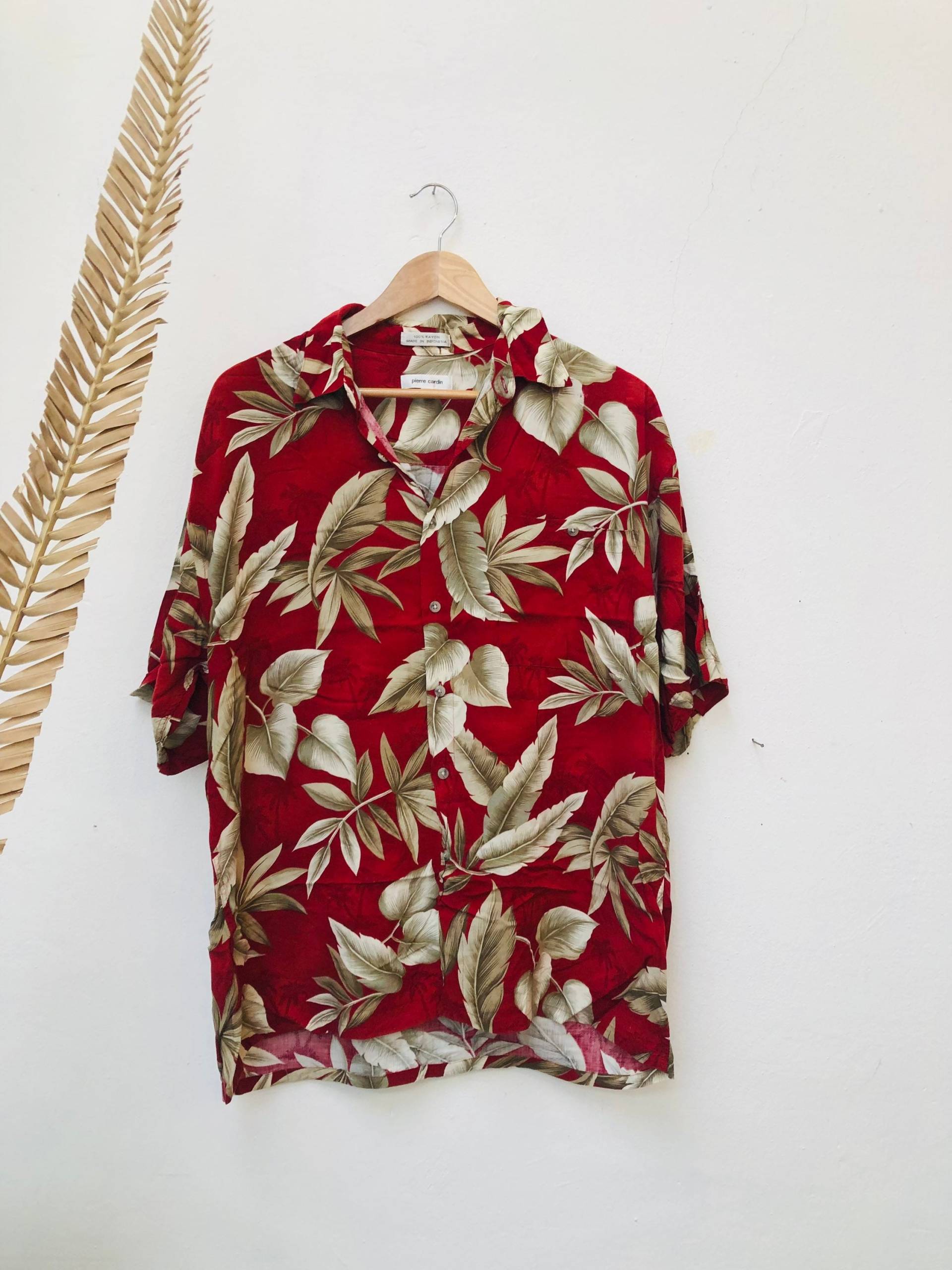 Vintage Hawaii Shirt, Viskose, Größe L von Buntvintageclothing