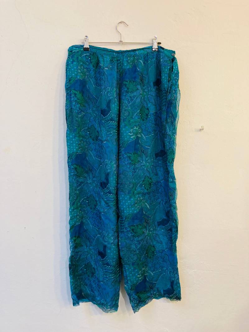 Vintage Hose, Größe Xl/Xxl, Viskose von Buntvintageclothing