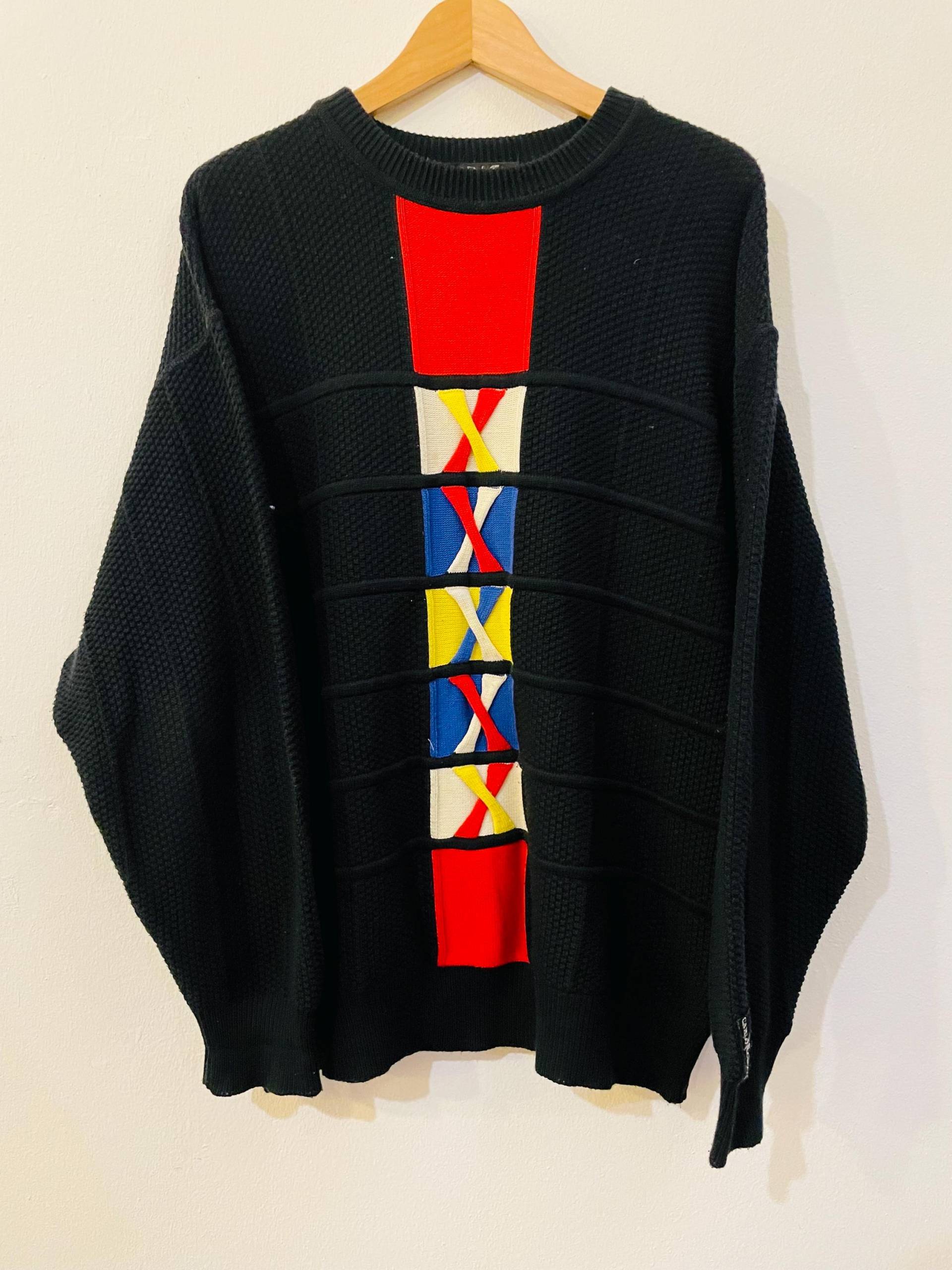 Vintage Pullover, 80Er/90Er Jahre, Carlo Colucci, Xl Vintage Pullover, 80Er/90Er Jahre, Carlo Colucci, Xl von Buntvintageclothing