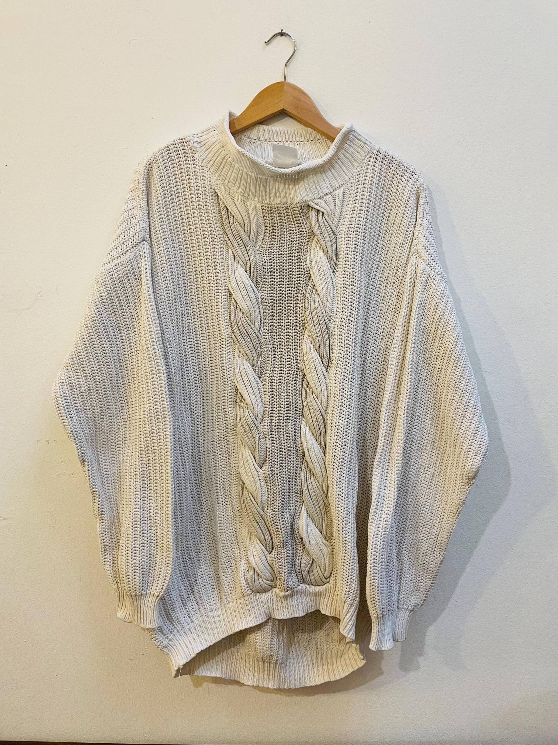 Vintage Pullover, Grösse L, Baumwolle Vintage Pullover, Grösse L, Baumwolle von Buntvintageclothing