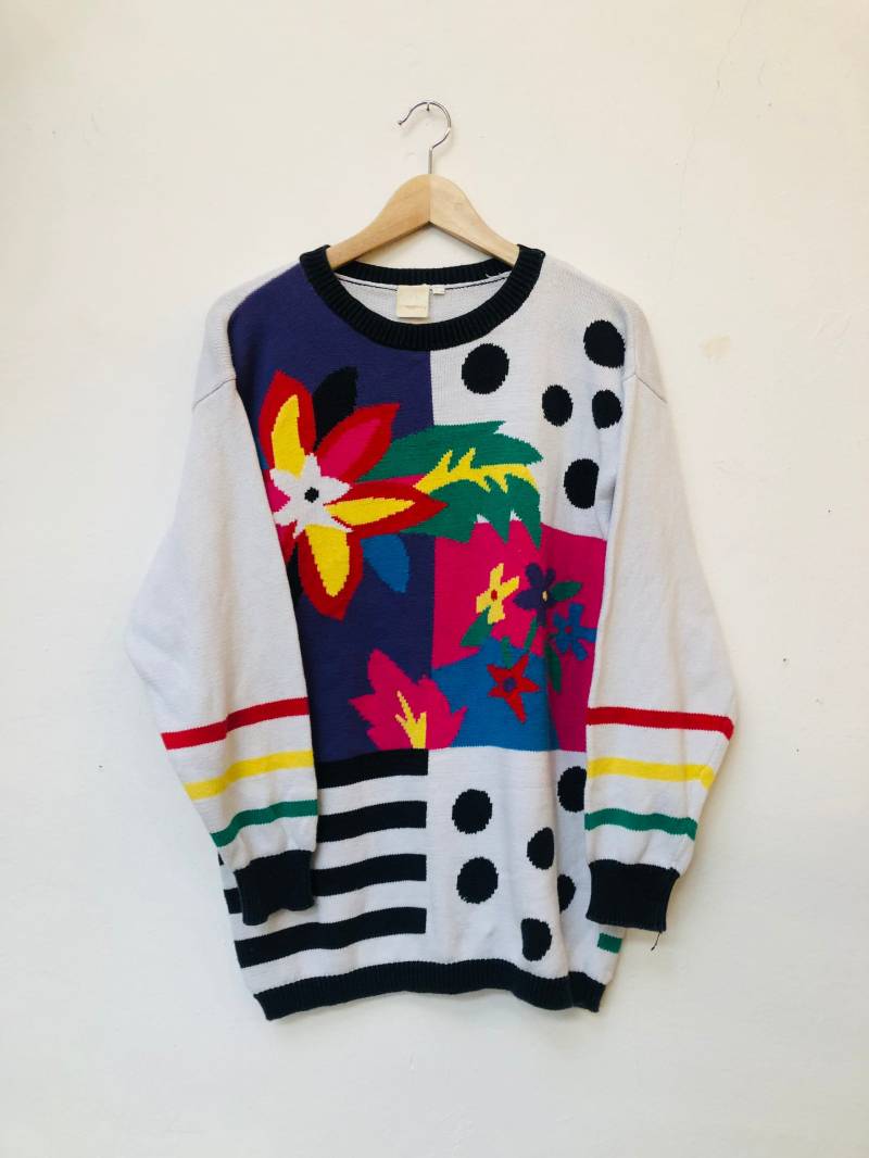 Vintage Pullover, Größe S, Baumwolle Vintage Pullover, Größe S, Baumwolle von Buntvintageclothing