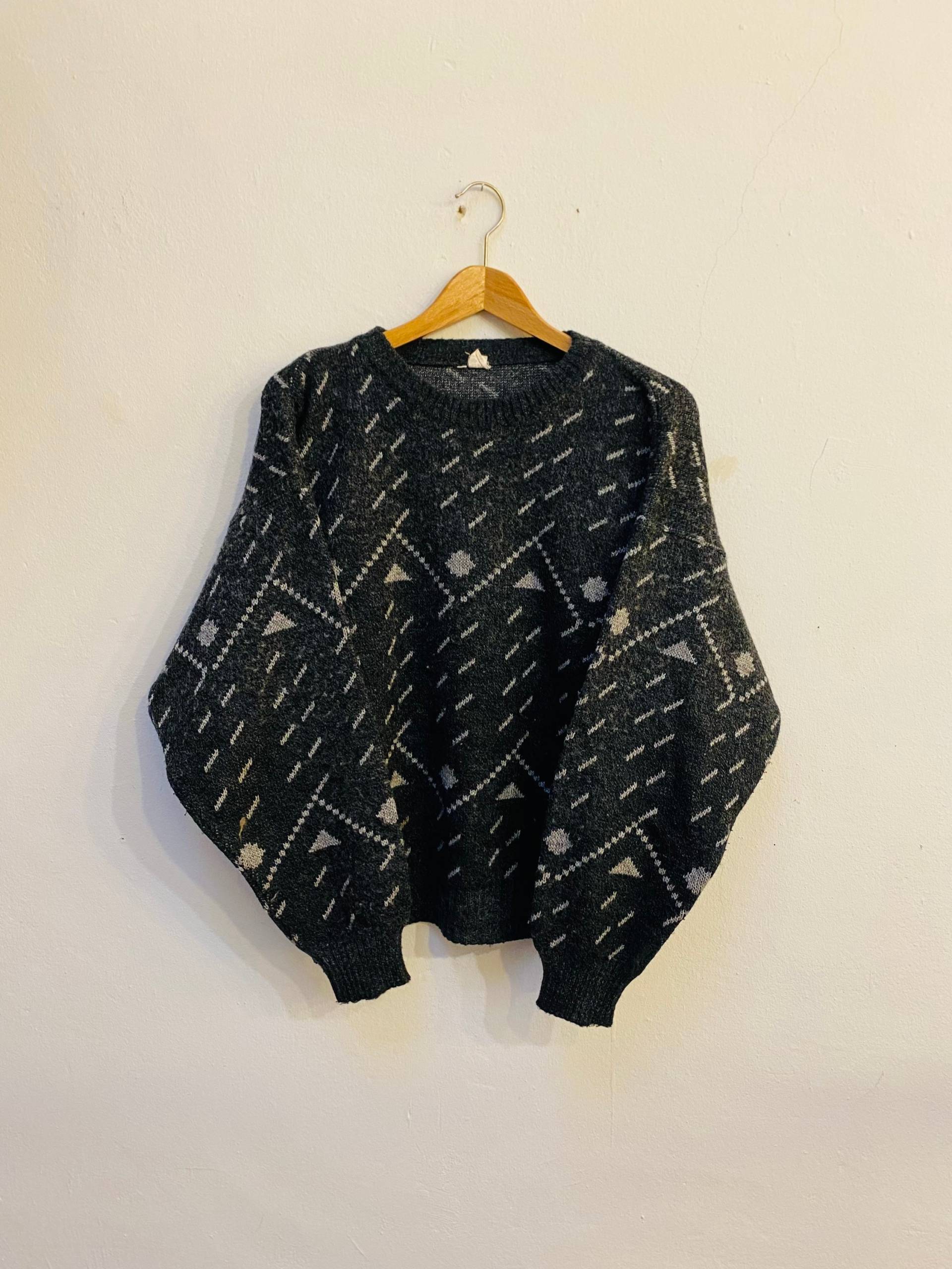 Vintage Pullover, Woll-Mix, 80Er/90Er Jahre, Größe S von Buntvintageclothing