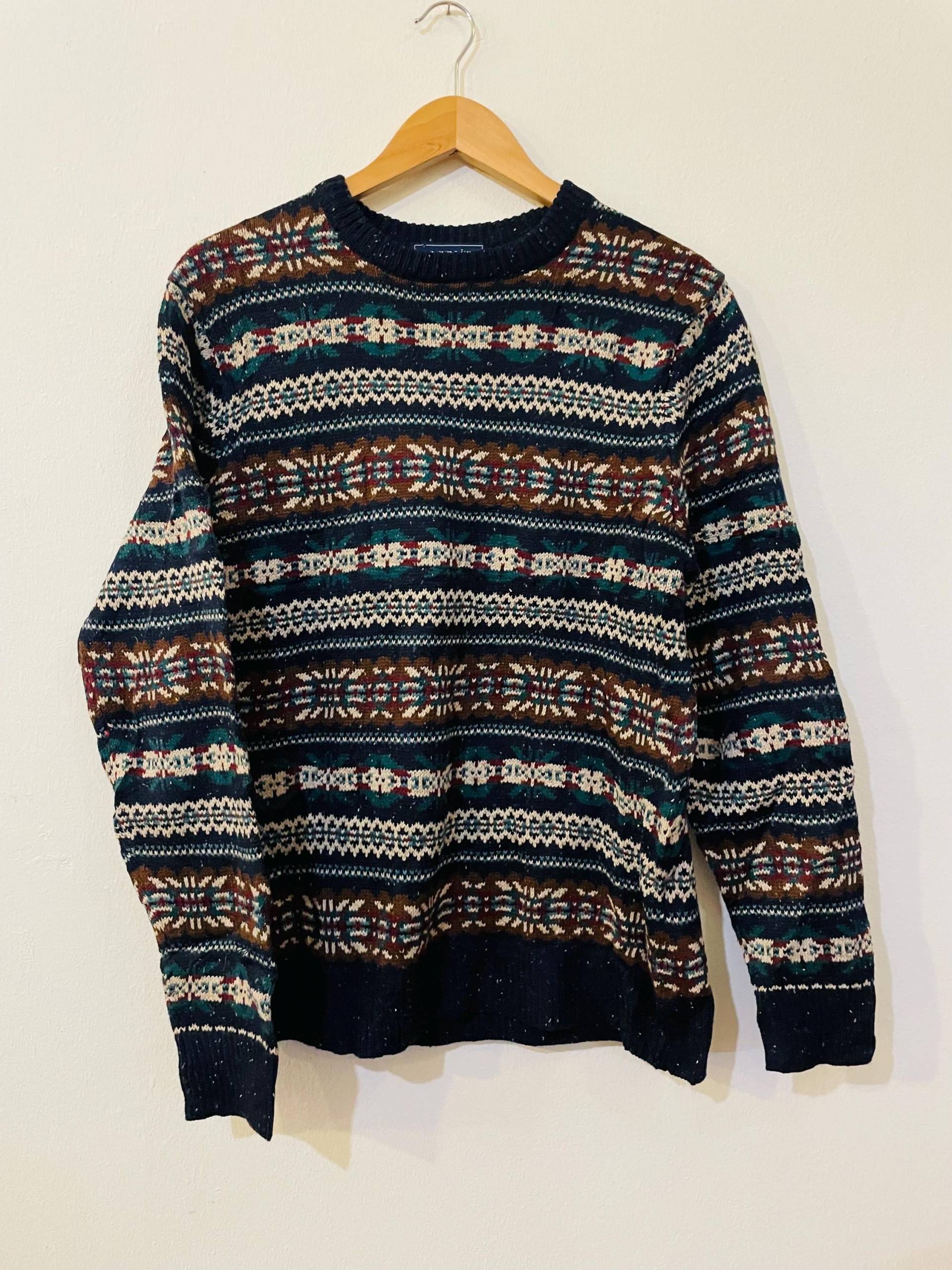 Vintage Pullover, Woll-Mix, Größe M, Unisex Vintage Pullover, Woll-Mix, Größe M, Unisex von Buntvintageclothing