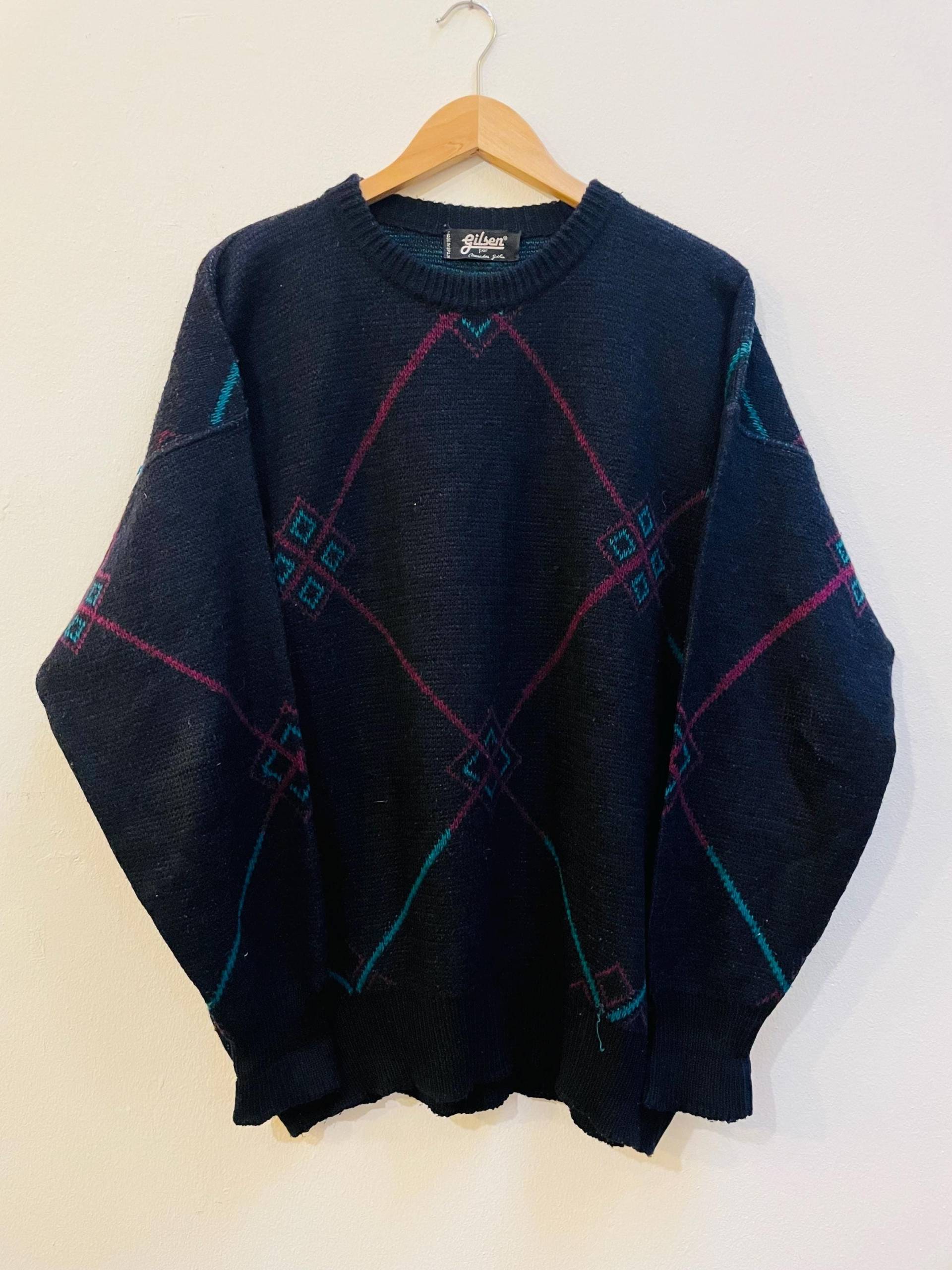 Vintage Pullover, Woll-Mix, Größe Xl, Unisex Vintage Pullover, Woll-Mix, Größe Xl, Unisex von Buntvintageclothing