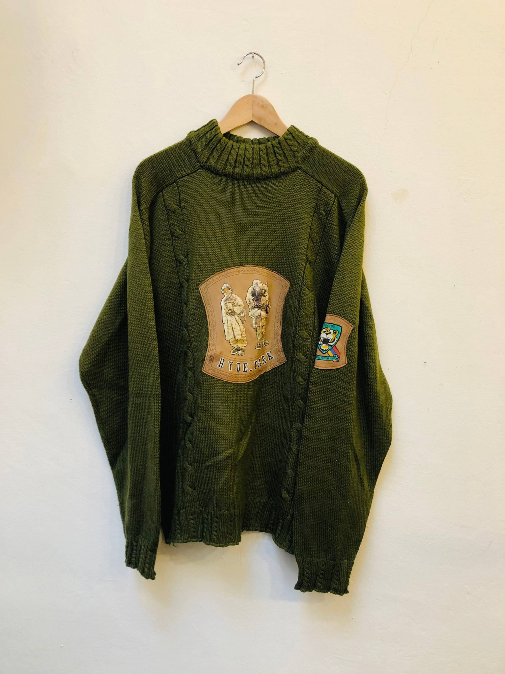 Vintage Pullover, Wollmix, Größe L von Buntvintageclothing