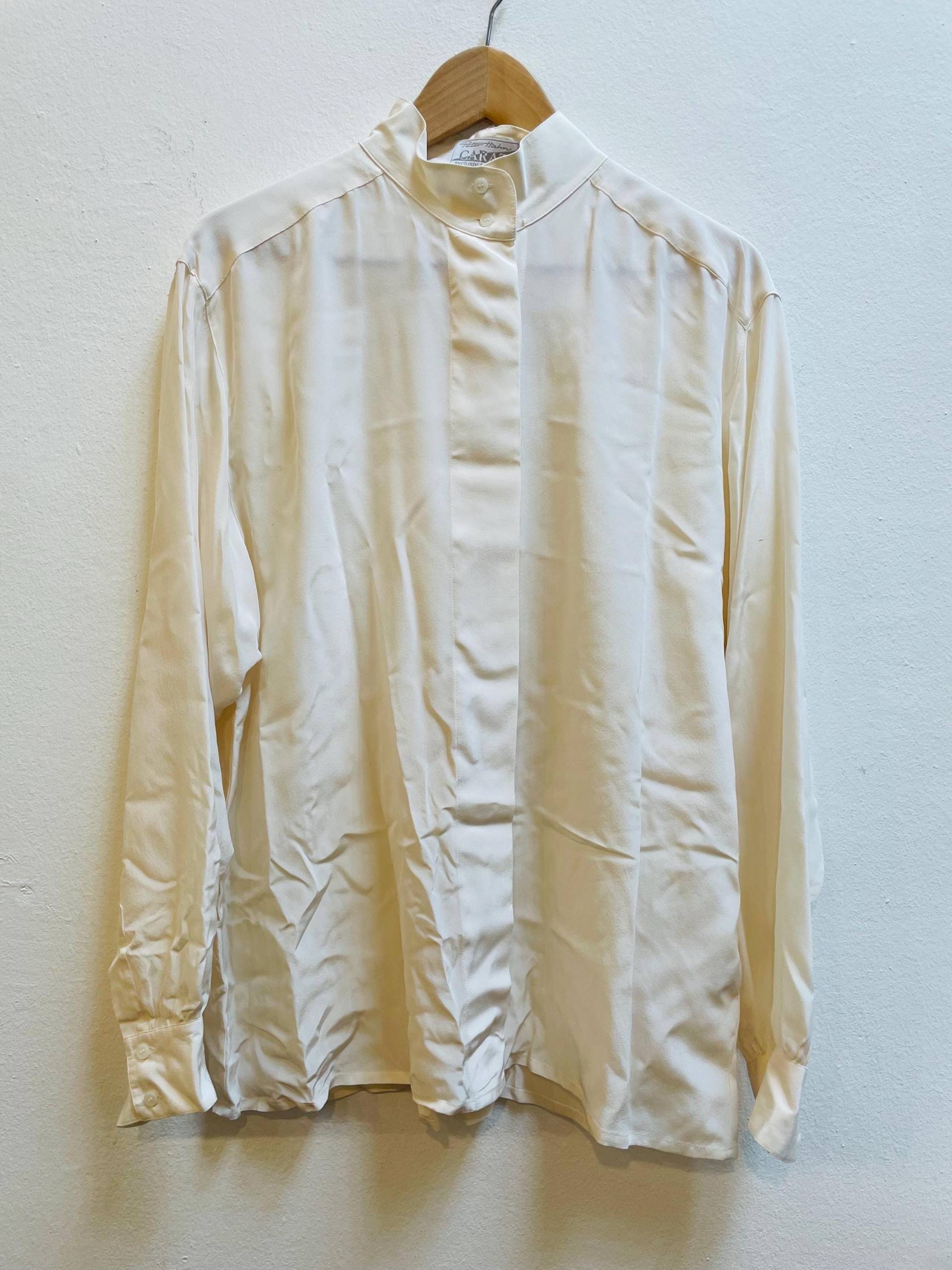 Vintage Seidenbluse, Gr. L Vintage Seidenbluse, Gr. L von Buntvintageclothing