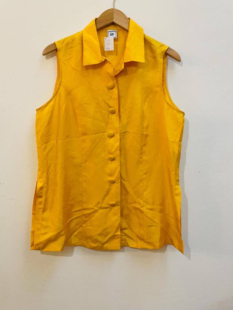 Vintage Seidenbluse, Gr. Xl Vintage Seidenbluse, Gr. Xl von Buntvintageclothing