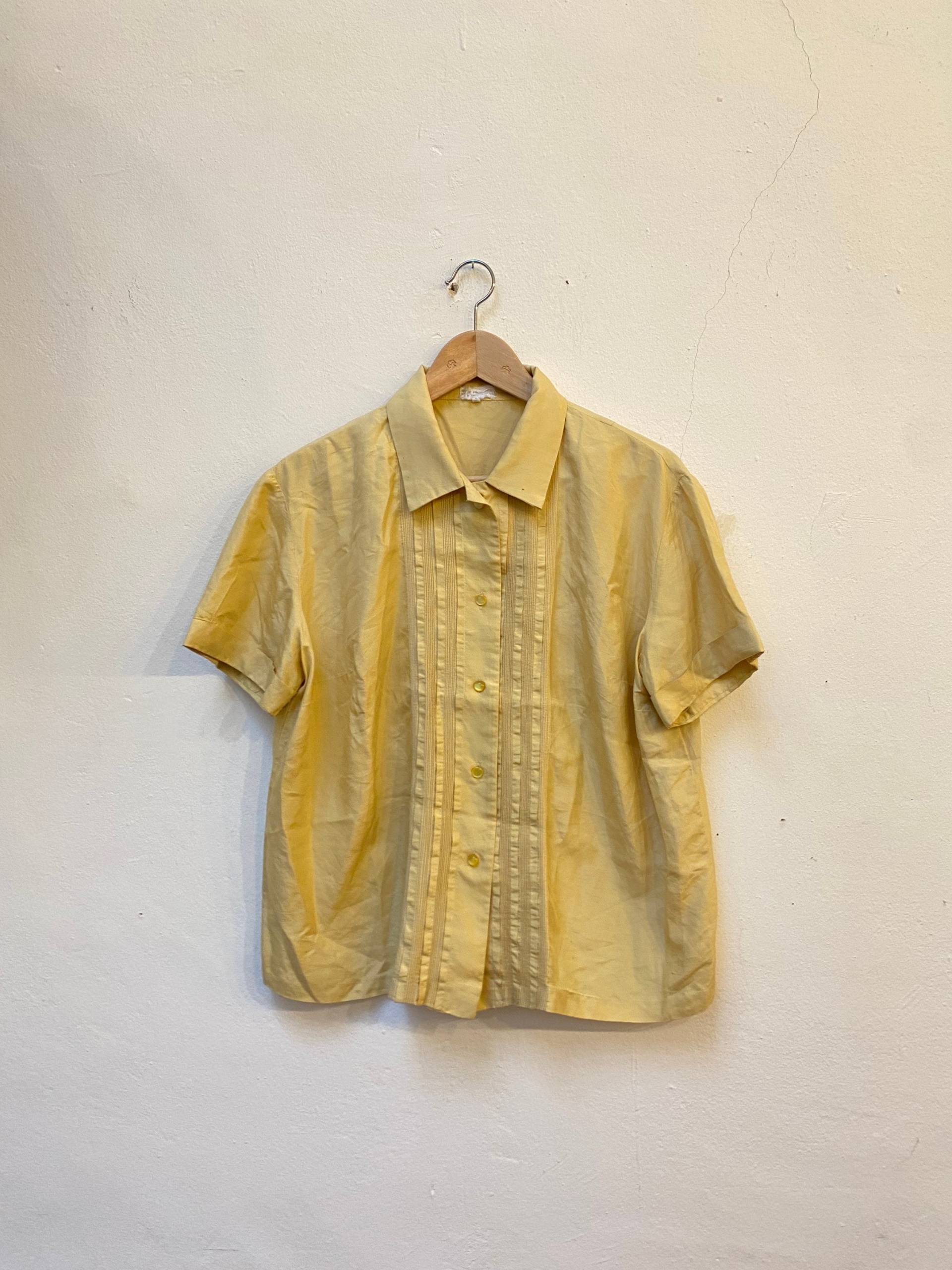 Vintage Seidenbluse, Größe L von Buntvintageclothing