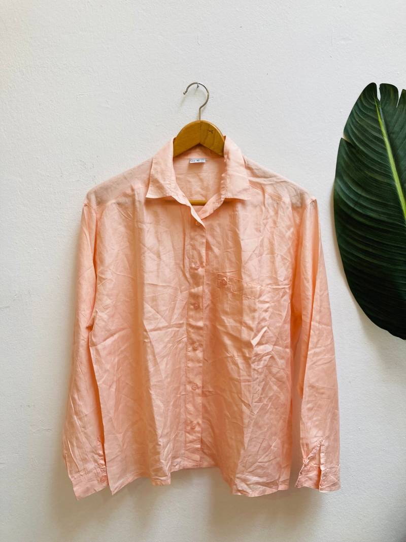 Vintage Seidenbluse, Größe L Vintage Seidenbluse, Größe L von Buntvintageclothing