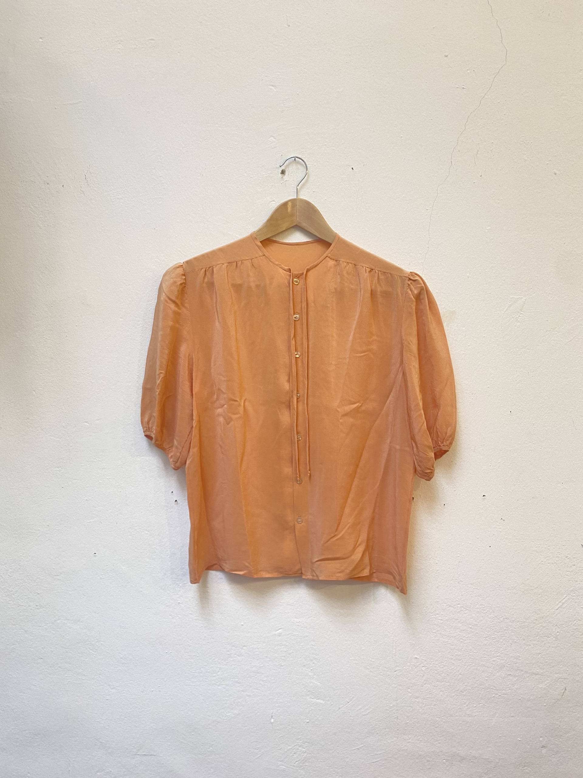 Vintage Seidenbluse, Größe M von Buntvintageclothing