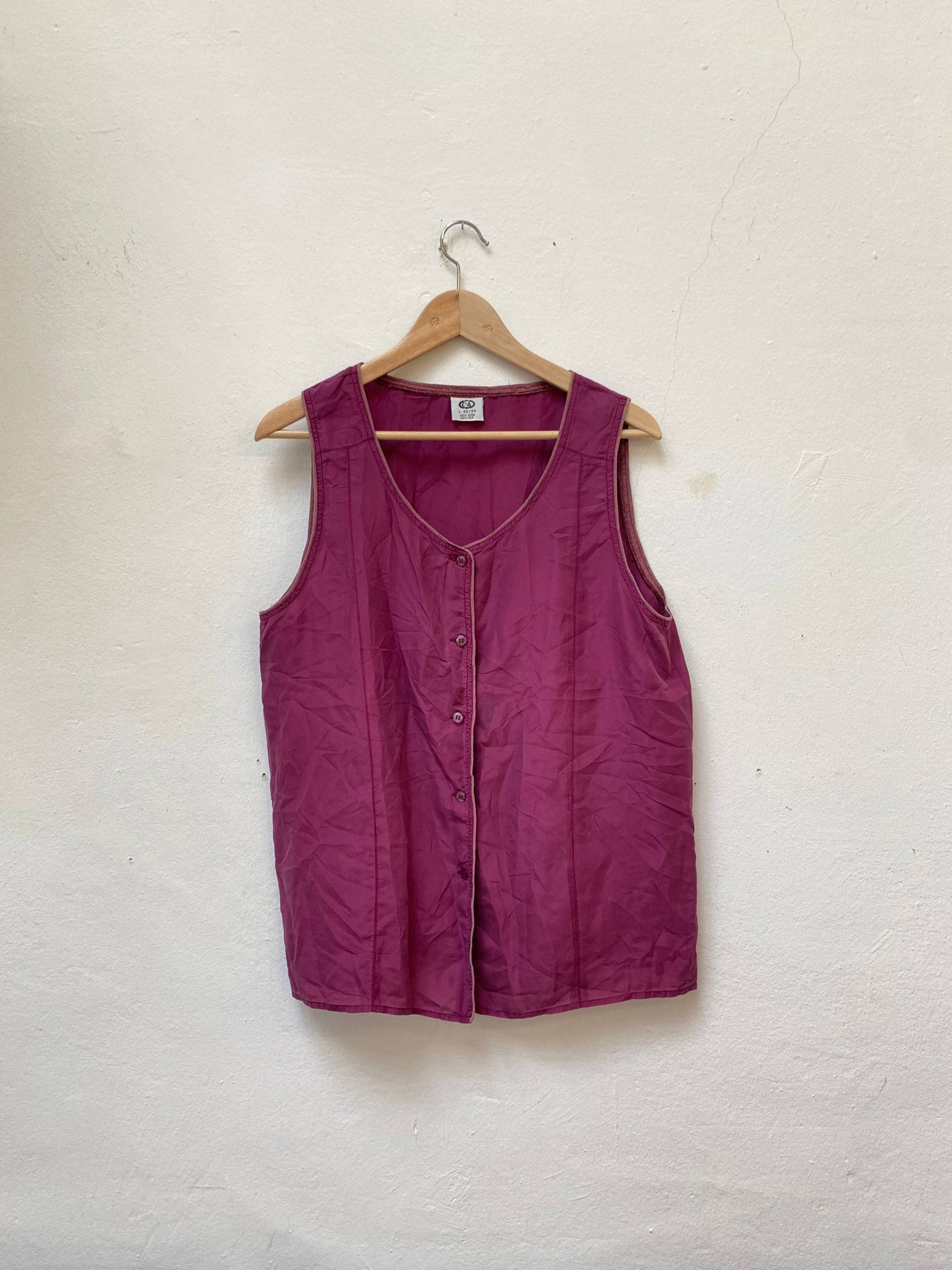 Vintage Seidentop, 80Er/90Er Jahre, Größe L Vintage Seidentop, 80Er/90Er Jahre, Größe L von Buntvintageclothing