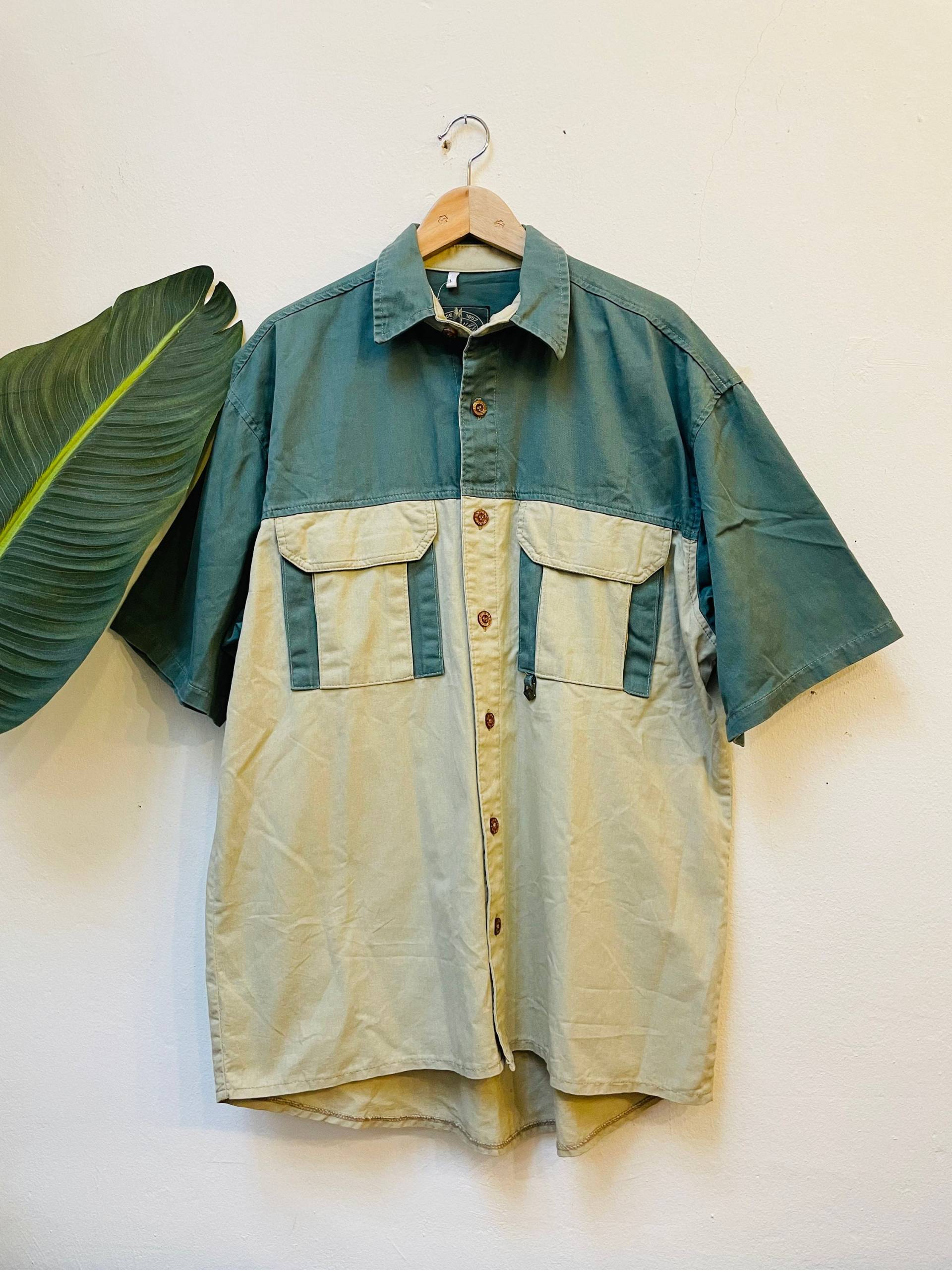 Vintage Shirt, Größe L, Baumwolle von Buntvintageclothing