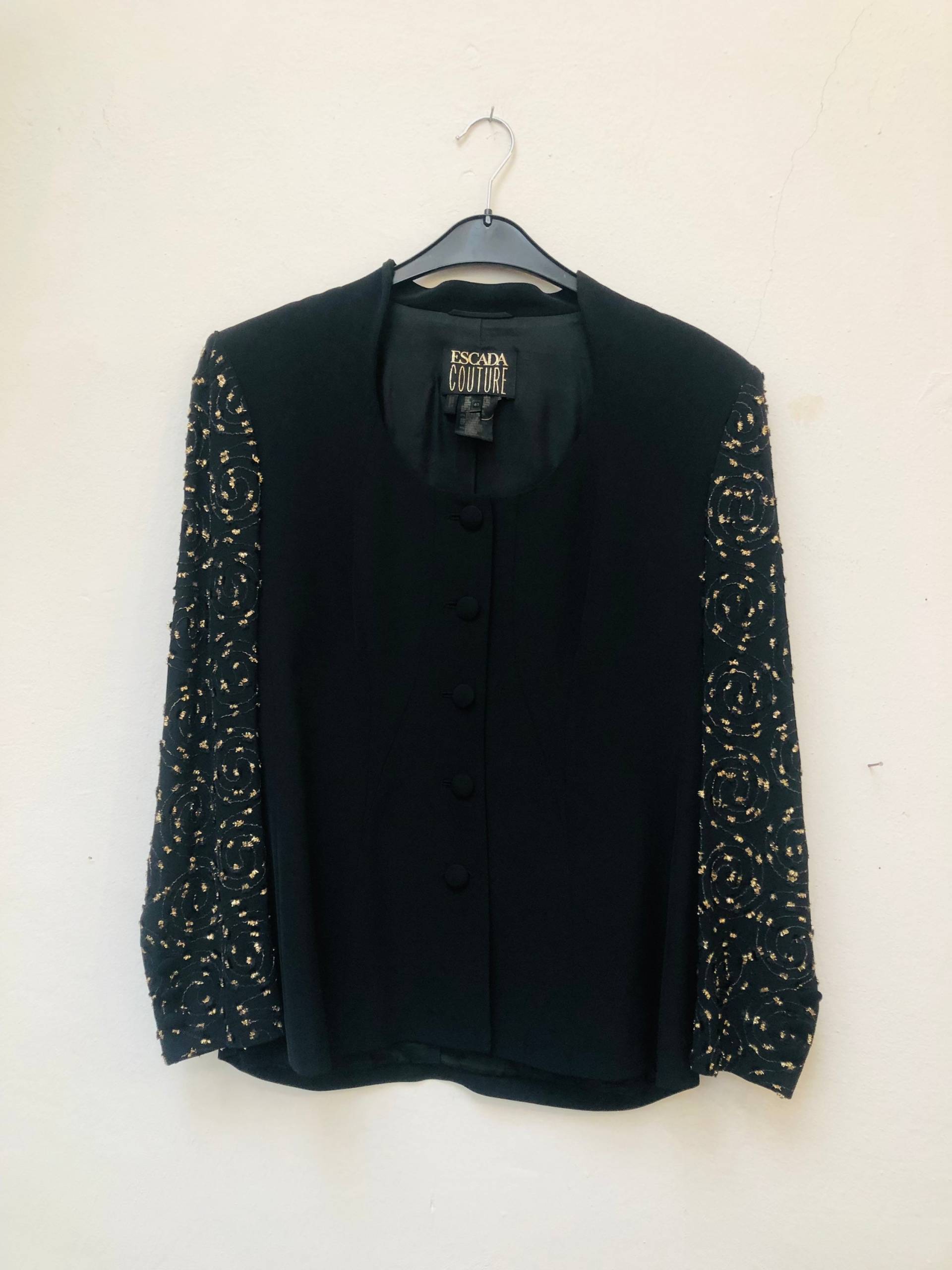 Wunderschöne Vintage Jacke/ Blazer, Größe L, Escada von Buntvintageclothing