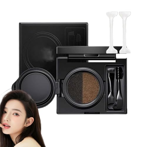 Aespelly Eyebrow & Eyeliner Cream with Stamp, 2 in 1 Eyebrow & Eyeliner Cream with Stamp, Eyebrow Eyeliner Cream Stamp, Eyebrow Stencil Kit for Women, Double Color Eyebrow Cream Waterproof (01#) von Bupmnd