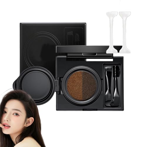 Aespelly Eyebrow & Eyeliner Cream with Stamp, 2 in 1 Eyebrow & Eyeliner Cream with Stamp, Eyebrow Eyeliner Cream Stamp, Eyebrow Stencil Kit for Women, Double Color Eyebrow Cream Waterproof (02#) von Bupmnd