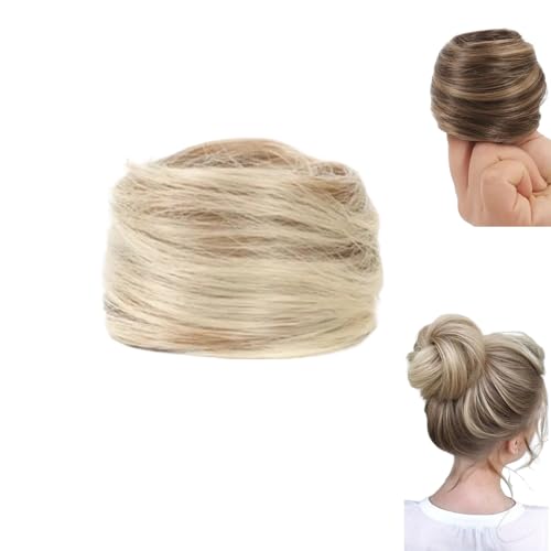 Festivalment Hair Bun Wig, Festivalment Real Hair Bun Wig, Bun Hair Pieces for Women, Curly Wavy Hair Scrunchies Accessories Pieces for Women (27t613#) von Bupmnd