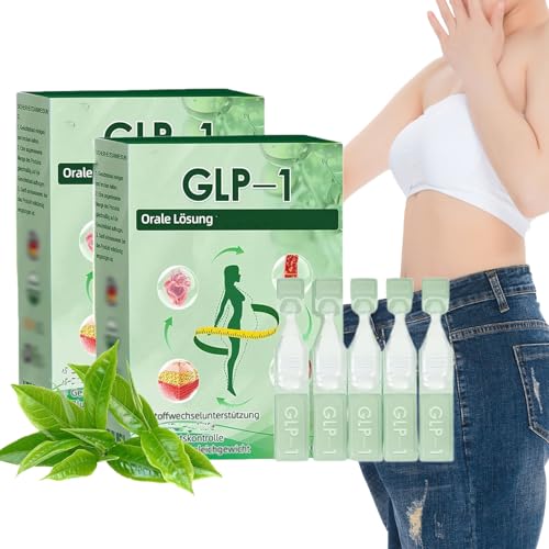 STDEI GLP-1 Oral Solution, STDEI GLP-1 Lösung Zum Einnehmen, GLP1 Moringa Drops, Natural Plant Extract, For Men and Women (2pcs) von Bupmnd