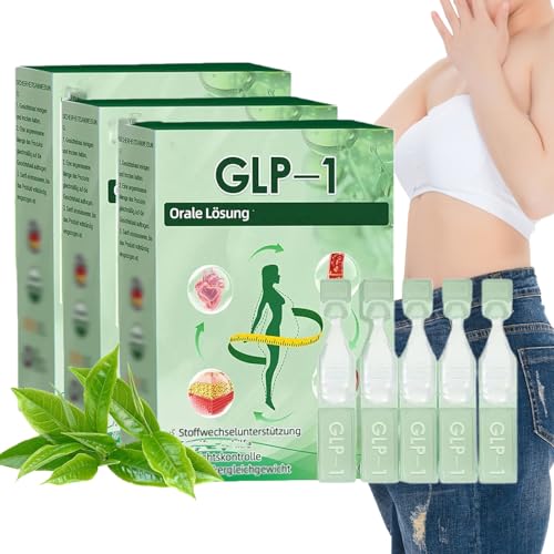 STDEI GLP-1 Oral Solution, STDEI GLP-1 Lösung Zum Einnehmen, GLP1 Moringa Drops, Natural Plant Extract, For Men and Women (3pcs) von Bupmnd