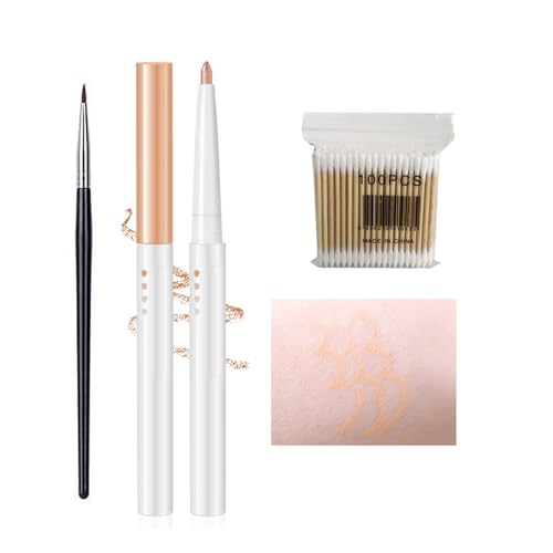 Slideach Multifunctional Concealer Stick, Slideach Concealer Stick, Slideach Lip Liner, Waterproof Full Coverage Beauty Concealer Penci, Lip Blemish Concealer Stick (01#) von Bupmnd